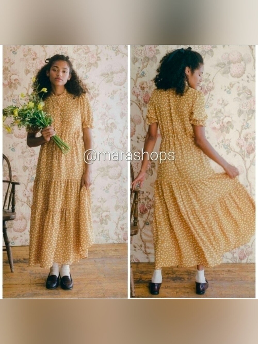 Christy Dawn The Elle Dress Mustard Seed Floral